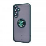 Tuff Slim Armor Hybrid Ring Stand Case for Samsung Galaxy A35 5G (Green)