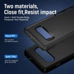 Wholesale Heavy Duty Strong Armor Hybrid Trailblazer Case Cover for Samsung Galaxy S10 Plus (Black)