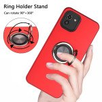 Wholesale Dual Layer Armor Hybrid Stand Ring Case for Samsung Galaxy A04e (Red)
