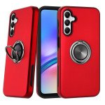 Wholesale Dual Layer Armor Hybrid Stand Ring Case for Samsung Galaxy A15 5G (Red)