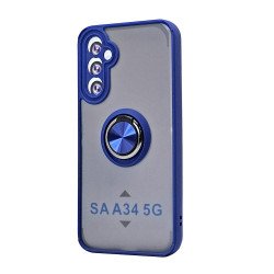 Tuff Slim Armor Hybrid Ring Stand Case for Samsung Galaxy A34 5G (Navy Blue) Tuff Slim Armor Hybrid Ring Stand Case for Samsung Galaxy A34 5G (Navy Blue)
