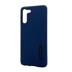 Ultra Matte Armor Hybrid Case for Samsung Galaxy S21 FE 5G (Navy Blue)