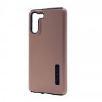 Ultra Matte Armor Hybrid Case for Samsung Galaxy S21 FE 5G (Rose Gold)
