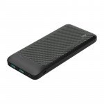 Wholesale Type-C Output Ultra Slim 10000mAh Universal Battery Pack Portable Charger Power Bank for Universal Cell Phone And Devices (Black)