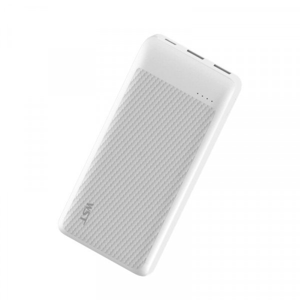 Wholesale Type-C Output Slim 20000mAh Universal Battery Pack Portable Charger Power Bank for Universal Cell Phone And Devices (White)