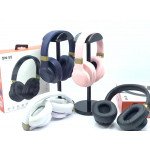 Wholesale HD Sound with Soft Cushion Earcup Bluetooth Wireless Foldable Headphone Headset with Built in Mic and FM Radio SN-55 for Universal Cell Phone And Bluetooth Device (Black)