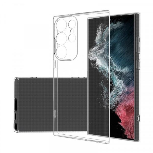 Wholesale Transparent Design Slim Shockproof Bumper Protection Cover Case for Samsung Galaxy S25 Ultra 5G (Clear)