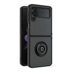 Wholesale Full Body Protection Armor Hybrid 360 Ring Stand Protection Case for Samsung Galaxy Z Flip 3 5G (Black)