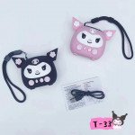 Wholesale Adorable Cartoon Bluetooth Speaker with FM Radio and SD Card Slot - Portable Wireless Audio for All Devices T-33 for Universal Cell Phone And Bluetooth Device (Pink)
