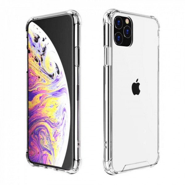 Wholesale Crystal Clear Edge Bumper Strong Protective Case for Apple iPhone 11 Pro Max (Clear)