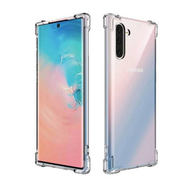 Wholesale Crystal Clear Edge Bumper Strong Protective Case for Samsung Galaxy Note 10 Plus (Clear)