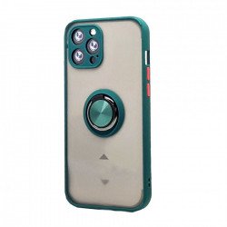 Tuff Slim Armor Hybrid Ring Stand Case for Apple iPhone 11 Pro Max (Green)