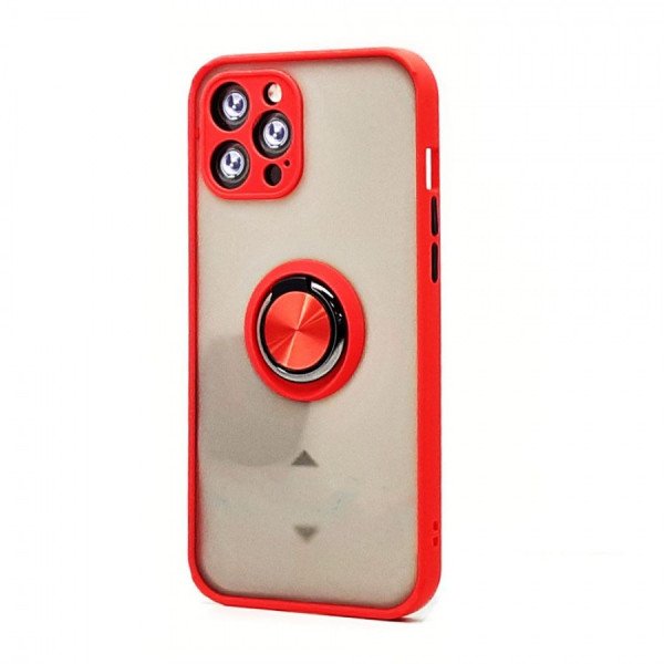 Wholesale Tuff Slim Armor Hybrid Ring Stand Case for Apple iPhone 11 Pro Max (Red)
