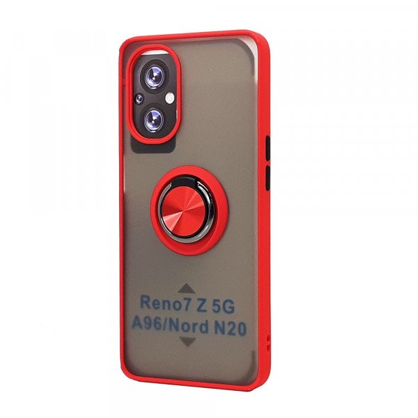 Wholesale Tuff Slim Armor Hybrid Ring Stand Case for Oneplus Nord N20 5G (Red)
