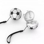 Wholesale TWS Bluetooth Earphones: Soccer Ball (Football) Design, Wireless Sport Earbuds, OEM Gift T38 for Universal Cell Phone And Bluetooth Device (Black)