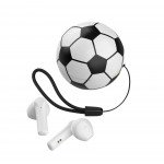 Wholesale TWS Bluetooth Earphones: Soccer Ball (Football) Design, Wireless Sport Earbuds, OEM Gift T38 for Universal Cell Phone And Bluetooth Device (Black)