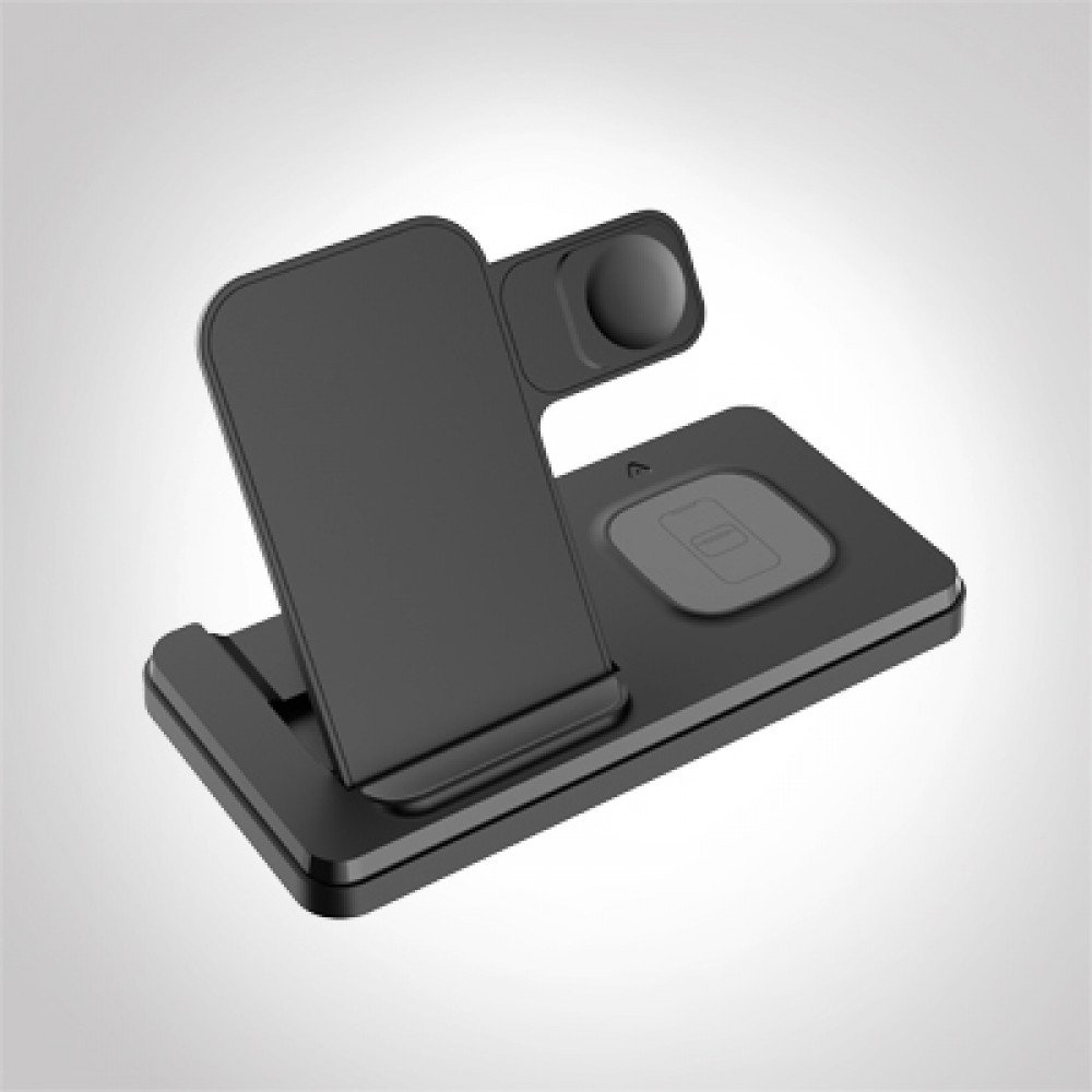 Wholesale Foldable 3 in 1 15W Fast Charge Magnetic Wireless Charger Pad ...