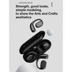 Wholesale TWS Open Ear Style Bluetooth Wireless Stereo Music Gaming Earbuds Headset Headphones With Battery Display TC18 for Universal Cell Phone And Bluetooth Device (Black)