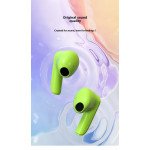Wholesale Portable Wireless Bluetooth TWS Headphones with Speaker Charging Case - RGB Lights and Transparent Design TC60 for Universal Cell Phone And Bluetooth Device (Pink)
