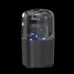 Wholesale Portable Wireless Bluetooth TWS Headphones with Speaker Charging Case - RGB Lights and Transparent Design TC60 for Universal Cell Phone And Bluetooth Device (Black)