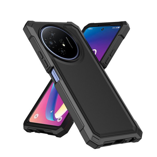 Wholesale Preimum Dual Layer Strong Tuff Hybrid Case for TCL 50 XL 5G (Black)