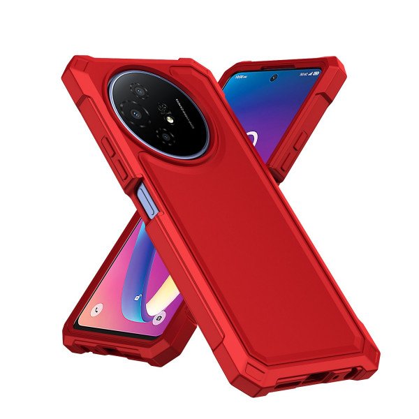 Wholesale Preimum Dual Layer Strong Tuff Hybrid Case for TCL 50 XL 5G (Red)