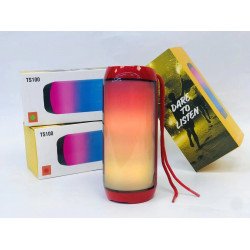 RGB Color Light Portable Wireless Bluetooth Speaker TS100 for Universal Cell Phone And Bluetooth Device (Red)