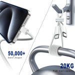 Wholesale USB-C to USB-C - High-Speed 20W PD Fast Charging Braided Flexible Type C Cable (White) for Universal Cell Phone, Device and More (White)