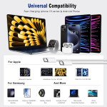 Wholesale USB-C to USB-C - High-Speed 20W PD Fast Charging Braided Flexible Type C Cable (White) for Universal Cell Phone, Device and More (White)