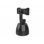 Wholesale 360 Rotation Selfie Stick Object Face Tracking Cellphone Holder Video Recording for Universal Cell Phones IOS / Android (Black)