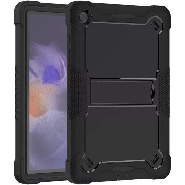 Wholesale Heavy Duty Full Body Shockproof Protection Kickstand Hybrid Tablet Case Cover for Samsung Galaxy Tab A9 (Black)