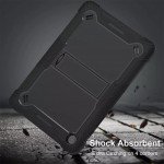 Wholesale Heavy Duty Full Body Shockproof Protection Kickstand Hybrid Tablet Case Cover for Samsung Galaxy Tab A9 (Black)