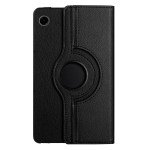 Wholesale 360 Degree Rotation Flip Cover Leather Kickstand Protective Cover Case for Samsung Galaxy Tab A9 (Black)