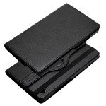 Wholesale 360 Degree Rotation Flip Cover Leather Kickstand Protective Cover Case for Samsung Galaxy Tab A9 (Black)