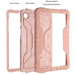 Wholesale Full Body Shockproof Protection Rugged Tech Armor Kickstand Tablet Case for Samsung Galaxy Tab A9 (Rose Gold)