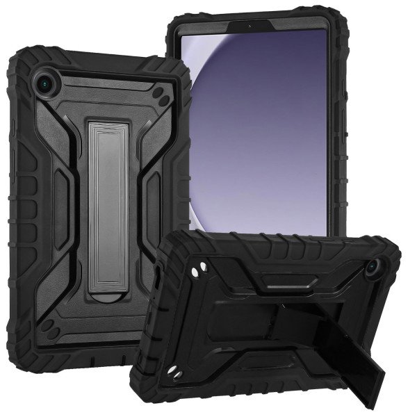Wholesale Full Body Shockproof Protection Rugged Tech Armor Kickstand Tablet Case for Samsung Galaxy Tab A9 (Black)