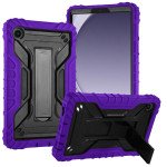 Wholesale Full Body Shockproof Protection Rugged Tech Armor Kickstand Tablet Case for Samsung Galaxy Tab A9 (Purple)