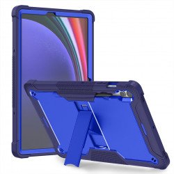 Heavy Duty Full Body Shockproof Protection Kickstand Hybrid Tablet Case Cover for Samsung Galaxy Tab S9 Plus (Navy Blue) Heavy Duty Full Body Shockproof Protection Kickstand Hybrid Tablet Case Cover for Samsung Galaxy Tab S9 Plus (Navy Blue)