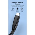Wholesale 2-in-1 Type-C Dual Headphones Audio and 60 W PD Charging Port Splitter Adapter for Universal Cell Phone, Device and More (Black)