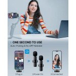 Wholesale K9 USB C Wireless Microphone: Mini Mic, 6-10h Standby, Plug & Play for Type-C Devices for Universal Cell Phone, Device and More (Black)