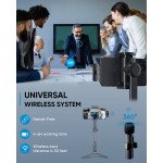 Wholesale K9 USB C Wireless Microphone: Mini Mic, 6-10h Standby, Plug & Play for Type-C Devices for Universal Cell Phone, Device and More (Black)