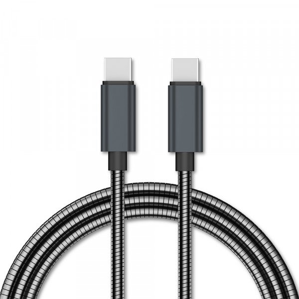 Wholesale USB-C to iPhone Lighting USB Cable 3.3ft: Alumninum Braided for Charging & Data Transmission 27W for Universal iPhone and iPad Devices (Black)