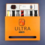 Wholesale Ultra Dynamic Bluetooth Smart Watch Fitness Tracker Heart Monitor GPS Customizable Faces with 7 Changeable Bands Ultra7-1 for iOS, Android (Black)