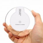 Wholesale Slim Fast Wireless Charger for Phones and wide compatibility with sleek and compact design for Universal Cell Phones and Qi Compatible Device (White)