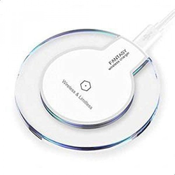 Wholesale Slim Fast Wireless Charger for Phones and wide compatibility with sleek and compact design for Universal Cell Phones and Qi Compatible Device (White)