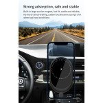 Wholesale Magnetic Magsafe Wireless Charging Air Vent Car Mount Phone Holder for iPhone Magsafe Cases for Universal Cell Phone with Magsafe Built-In (Blue)
