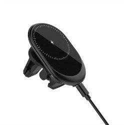 Magnetic Magsafe Wireless Charging Air Vent Car Mount Phone Holder for iPhone Magsafe Cases for Universal Cell Phone with Magsafe Built-In (Black) Magnetic Magsafe Wireless Charging Air Vent Car Mount Phone Holder for iPhone Magsafe Cases for Universal Cell Phone with Magsafe Built-In (Black)