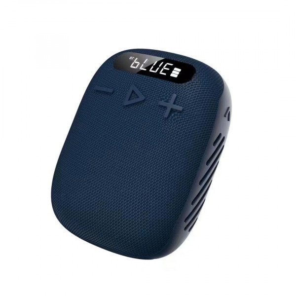 Wholesale New Portable Bluetooth Speaker for Outdoor Sports Portable Clip On Speaker WIND3S for Universal Cell Phone And Bluetooth Device (Blue)