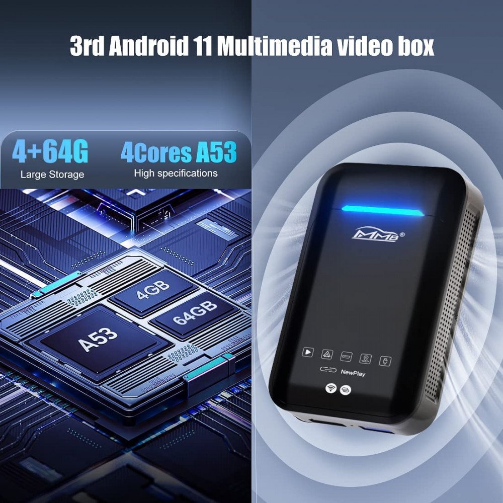Wholesale MMB 3rd CarPlay Wireless Adapter Multimedia Video Box