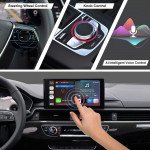 Wholesale MMB 3rd CarPlay Wireless Adapter Multimedia Video Box,CarPlay Ai Box with Android 11 System,4+64GB,Wireless Android Auto,HDMI Output,Built-in GPS,Only Support Car with OEM Wired CarPlay for Universal Apple and Android Devices (Black)